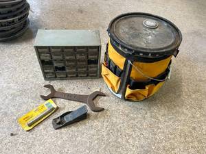 lot 70 image: Mixed Lot - Tools, Organizer Cabinet & Contents