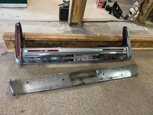 lot 76 image: Chrome Rear Bumpers
