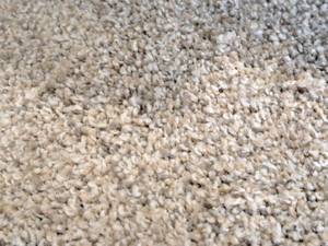 lot 195 image: Tan & Grey Dense Carpet Remnant 29.25x12