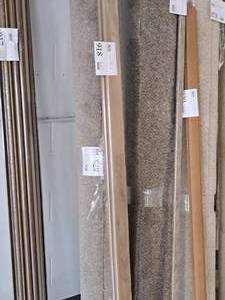 lot 918 image: Triumph Wood Flush Stair Trim Boards 94x0.98x2.8