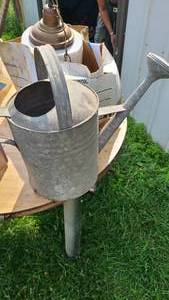 lot 76 image: Vintage Metal watering can