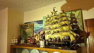 lot 66 image: Each Pirate ship is intricately designed