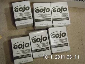 lot 23 image: Boxes of GoJo cleaner