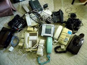 lot 161 image: Vintage phones and more