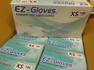 lot 253 image: Case of 1000 EZ Gloves Powder Free ...