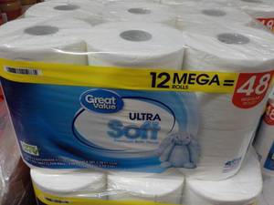 lot 260 image: 12 Mega Rolls Great Value 2 Ply Toi...