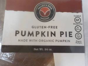 lot 298 image: 2 Gluten Free Frozen Pumpkin Pies...
