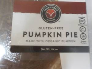 lot 301 image: 2 Gluten Free Frozen Pumpkin Pies...
