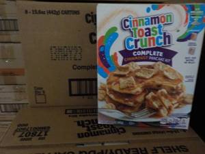 lot 322 image: 8 ct boxes Cinnamon Toast Crunch Pa...