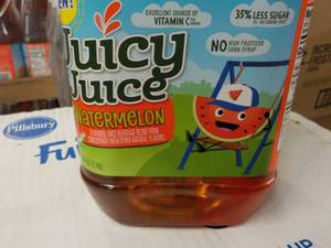 lot 345 image: 8 - 58 oz Bottles Juicy Juice Water...