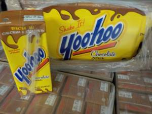 lot 426 image: Case of 40 ct 6.5 oz Yoo-hoo Chocol...