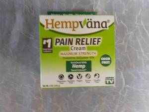 lot 39 image: Hempvana 4 oz Pain Relief Cream...