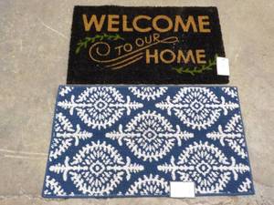 lot 60 image: 2 new entry rugs that were vendor returns