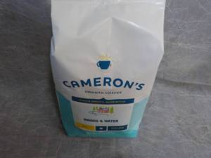 lot 202 image: Camerons 32 oz Bag Whole Bean Ligh...