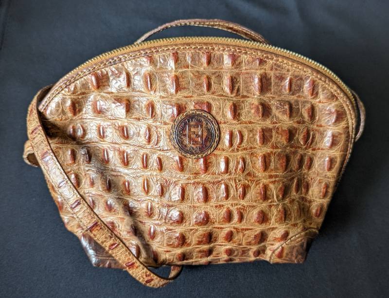Sold at Auction: Vintage Fendi monogram shoulder bag