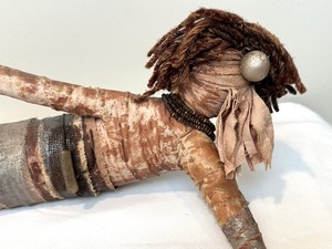 lot 35 image: Artisan Crafted Wax Figurine