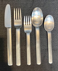lot 127 image: Retroneu Flatware Grouping