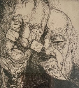 lot 146 image: Connoisseurs Framed Etching Print by Robert Lawson