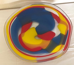 lot 50 image: Colorful Artisan Platter