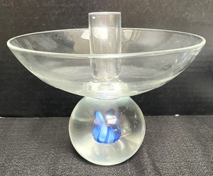 lot 47 image: Two Candle Holders by Murano