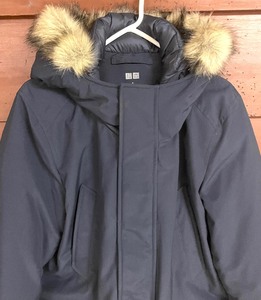 lot 266 image: Navy Blue Uni Quo Winter Coat  Jacket