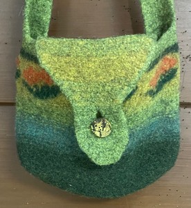 lot 274 image: Colorful Woolen Handbag