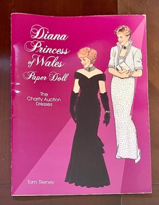 lot 316 image: New Great Fashion Designs of the 30s and Diana Princess of Wales Paper Doll Books by Tom Tierney