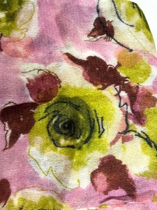 lot 344 image: Incredibly Soft Floral Scarf by Helen Wade