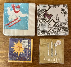 lot 368 image: Variety of New Napkins