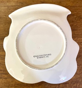lot 346 image: Ceramic Popeye Plate by King Features