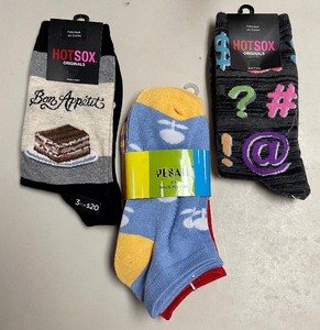 lot 365 image: New Socks by Pesail and Hot Sox
