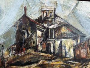 lot 77 image: Framed Original Scenic Oil Painting by Jansson