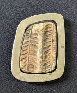 lot 95 image: Pair of Defoe Sterling Silver and Stone Pendants