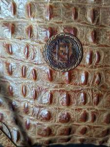 lot 109 image: Small Vintage Fendi Crocodile Leather Handbag