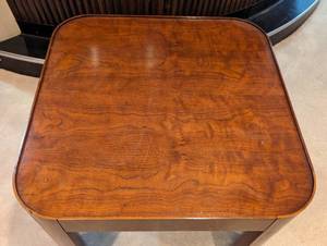 lot 124 image: Vintage Wood Side Table