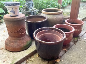 lot 238 image: Plethora of Planters and Pots
