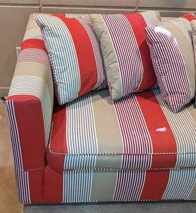 lot 12 image: Striped Vintage Sofa #2