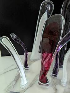 lot 16 image: Large Art Glass and Lucite Sculpture by Peter Zelle