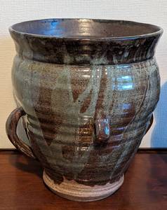 lot 192 image: Pair of  Artisan Pottery Vases