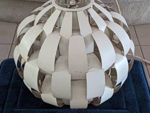 lot 17A image: Vintage 1950s Lightolier Hanging Lamp