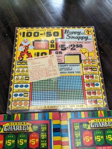 lot 375 image: Three Vintage Punch Lottery Boards