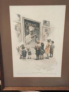 lot 376 image: Framed Cream of Wheat Advertising Prints
