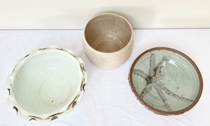 lot 168 image: Three Artisan Created Pottery Bowls