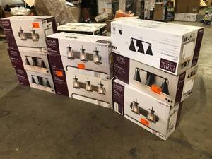 Lot of Assorted Ceiling Lighting Fans VArious Models and Conditions Customer Returns See Pictures