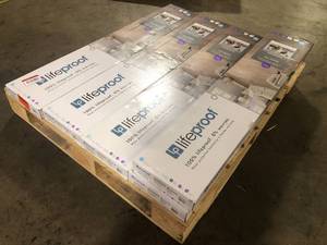 5 Boxes of Lifeproof Hockley Oak 12 MIL x 8.7 in. W x 48 in. L Click Lock Waterproof Luxury Vinyl Plank Flooring (20.1 sqftcase) Customer Returns See Pictures