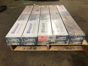 10 Boxes of Lifeproof Jackson Hole Oak 27 in. T x 6.5 in. W Waterproof Engineered Hardwood Flooring (19.5 sqftcase)  Customer Returns See Pictures