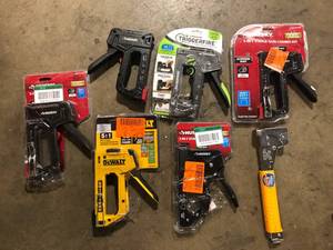 Lot of Assorted Nail Gun Various Models and Conditions  Customer Returns See Pictures