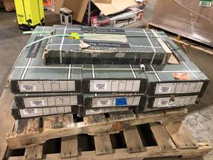9 Boxes of MSI Bergamo Gray 12 in. x 24 in. Matte Ceramic Stone Look Floor and Wall Tile (16 sq. ft.Case)  Customer Returns See Pictures