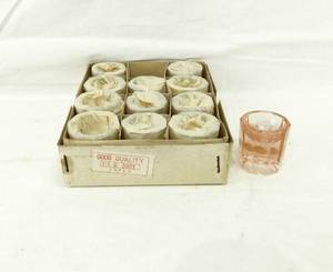 lot 16 image: Lot of 12 Vintage Amber Merco Dappens Dishes Made in Japan