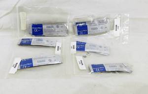 lot 87 image: Lot of 60 Sterile Single Use Carbon Steel Surgical Scalpel Blades No. 12